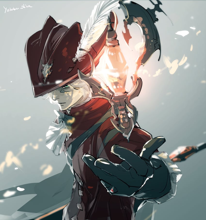 red mage and x'rhun tia (final fantasy and 1 more) drawn by yabuka_shiwa