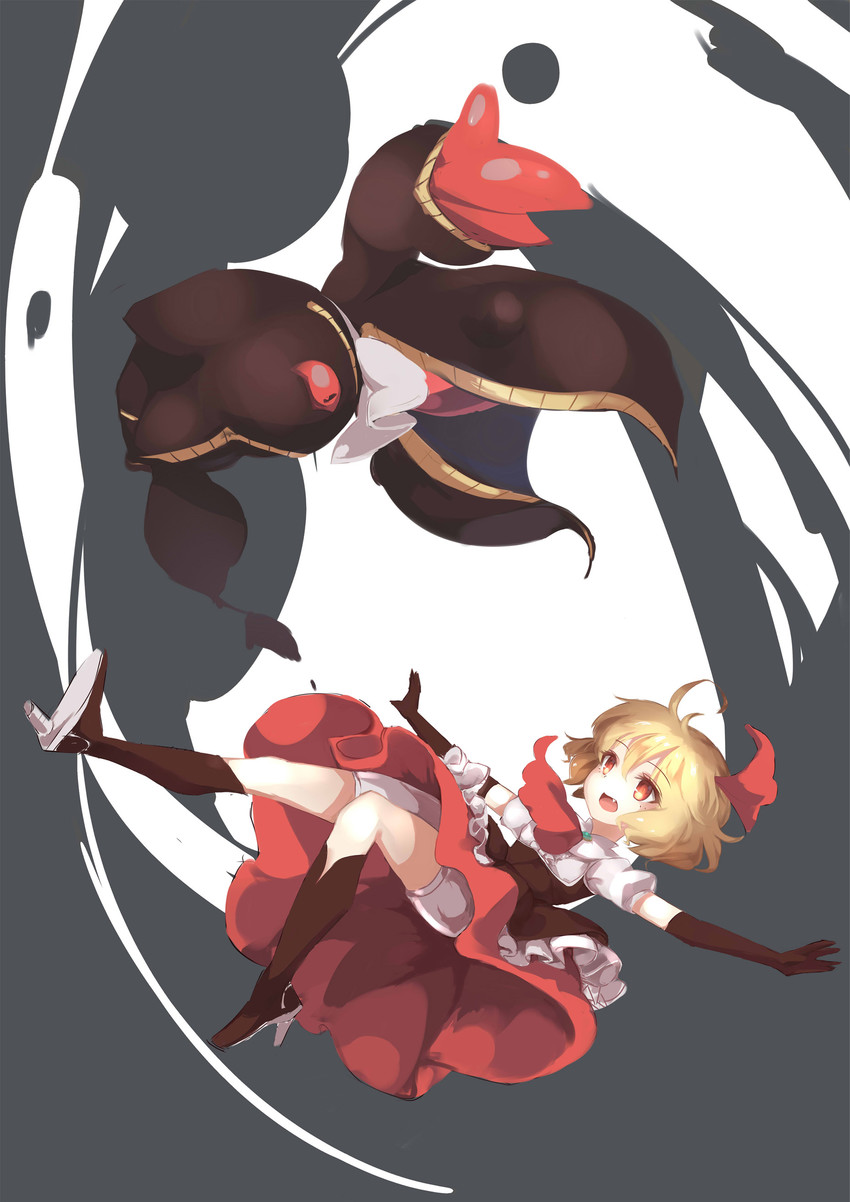rumia and banette (touhou and 1 more) drawn by neetsr