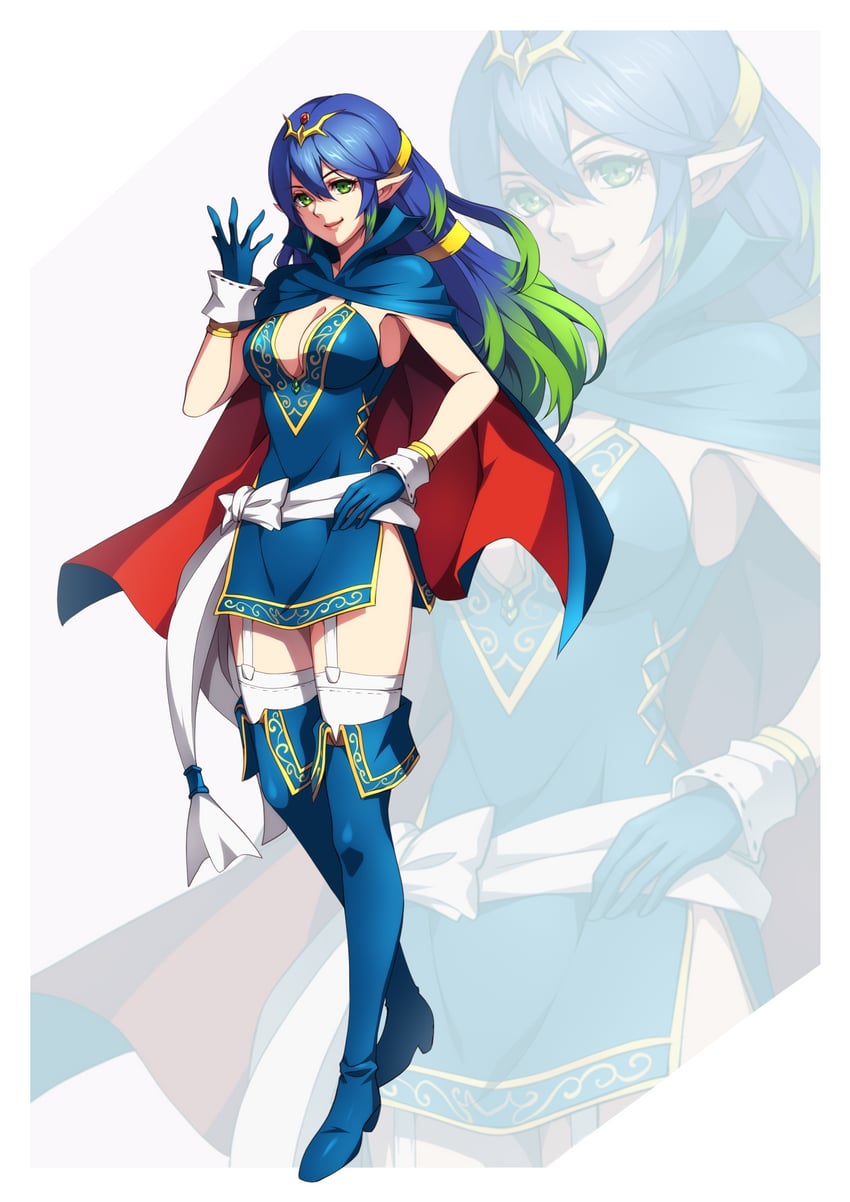 lucina and tiki (fire emblem and 1 more) drawn by balasdan