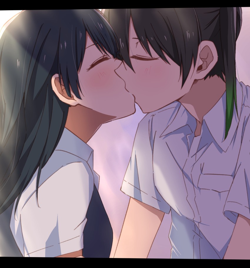 yuki setsuna and takasaki yu (love live! and 1 more) drawn by wakahima