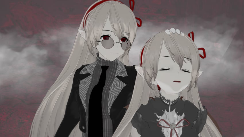 arisa and iceschillendrig (shadowverse) drawn by the_law_of_non-thinking