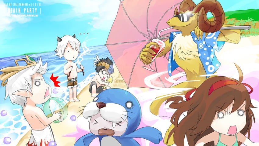 sura, shadow chaser, baphomet, and seal (ragnarok online) drawn by stealthmoves