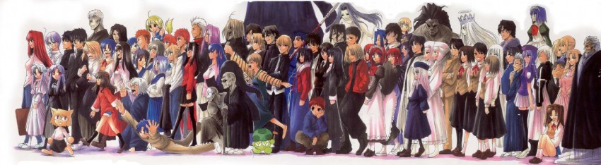 artoria pendragon, saber, illyasviel von einzbern, gilgamesh, emiya shirou, and 71 more (fate and 6 more) drawn by tapo