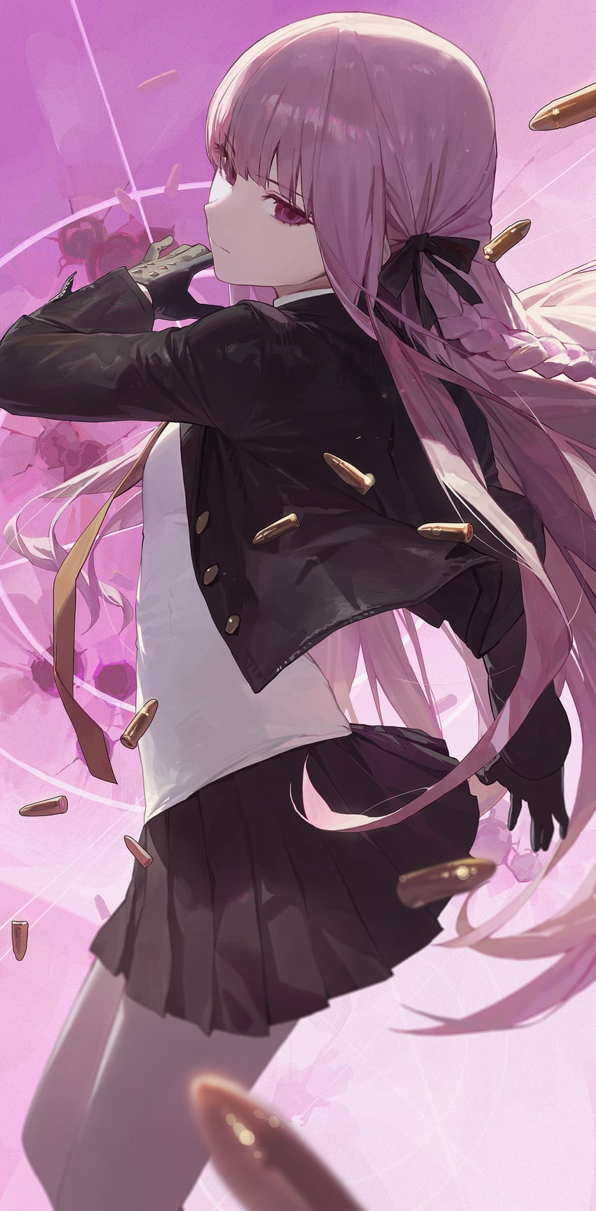kirigiri kyoko (danganronpa and 1 more) drawn by modare