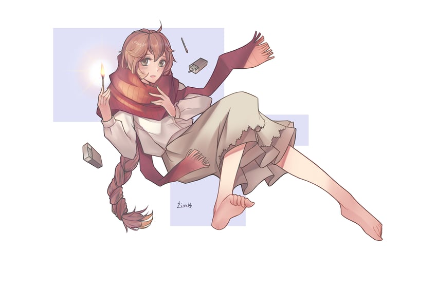 little match girl (andersen's fairy tales) drawn by bliss_ning