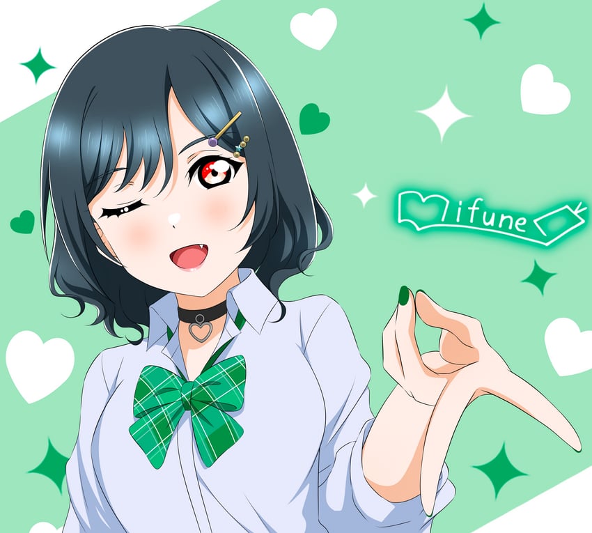 mifune shioriko (love live! and 1 more) drawn by kujo_awenn