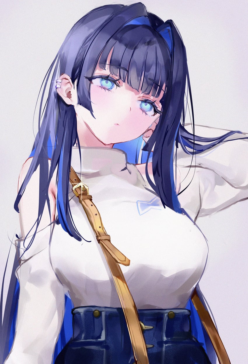 ouro kronii (hololive and 1 more) drawn by mile_(off8mile)