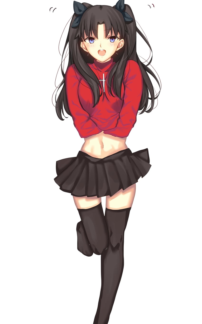 tohsaka rin (fate and 1 more) drawn by iro_(sekaixiro)