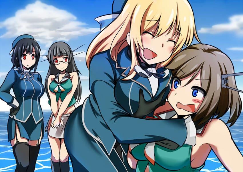 atago, takao, maya, choukai, maya kai ni, and 1 more (kantai collection) drawn by yoiyoi_(kannkann100)