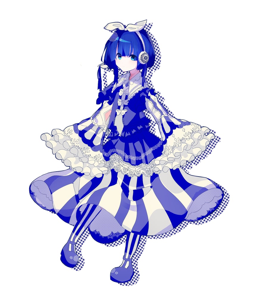 unnamed girl (indie utaite and 1 more) drawn by aha1027