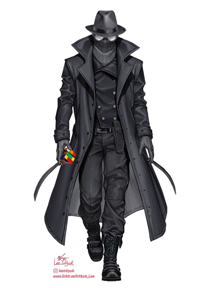 spider-man noir (marvel and 1 more) drawn by in-hyuk_lee