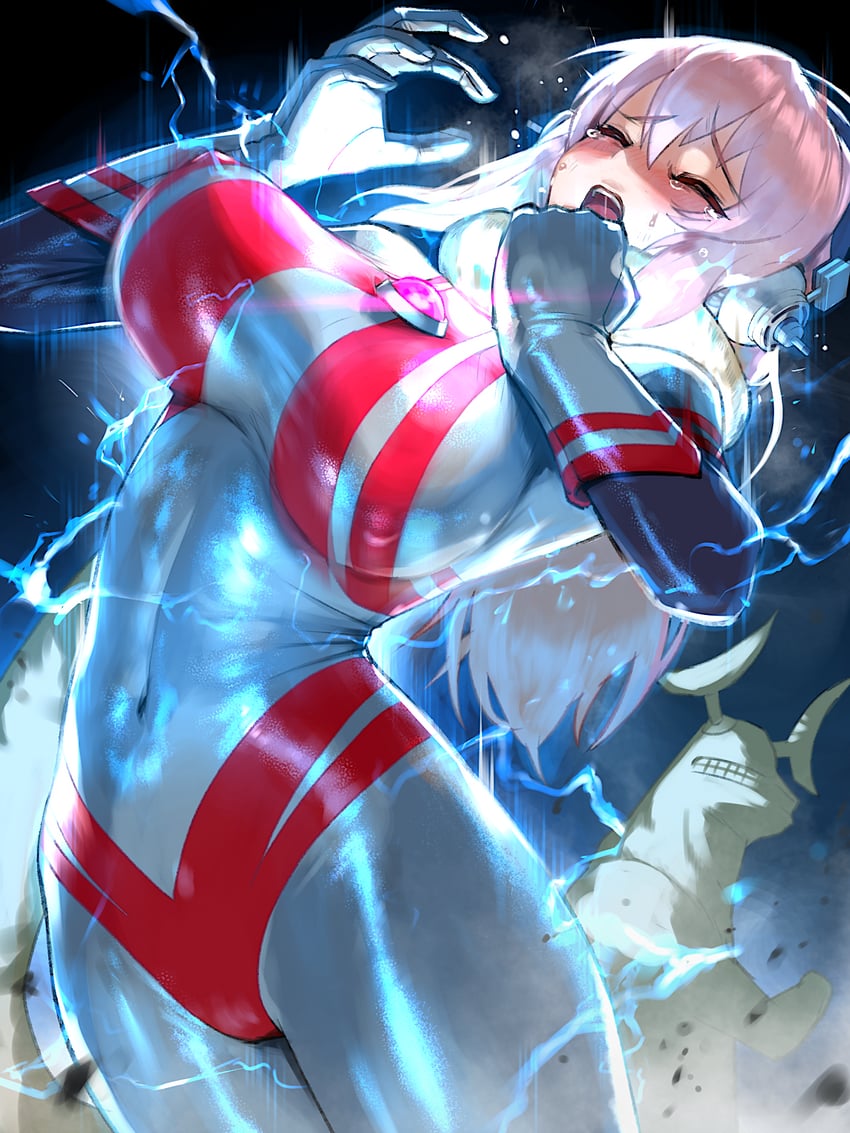 super sonico, eleking, and ultra sonico (nitroplus and 2 more) drawn by nikunopengin