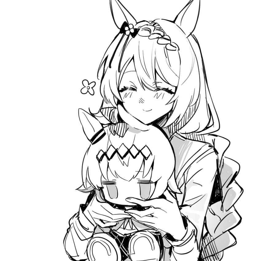 oguri cap and super creek (umamusume) drawn by tuwu_(user_yvte3782)