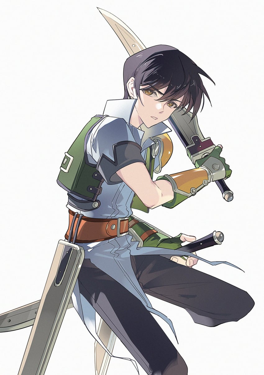 joshua bright (eiyuu densetsu and 1 more) drawn by eien_galaxy_ko