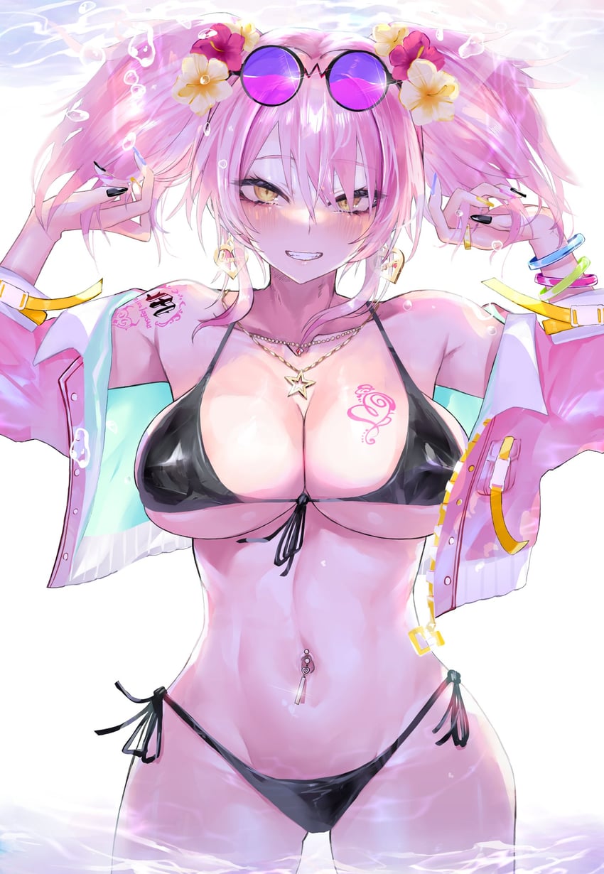 jougasaki mika (idolmaster and 2 more) drawn by brws