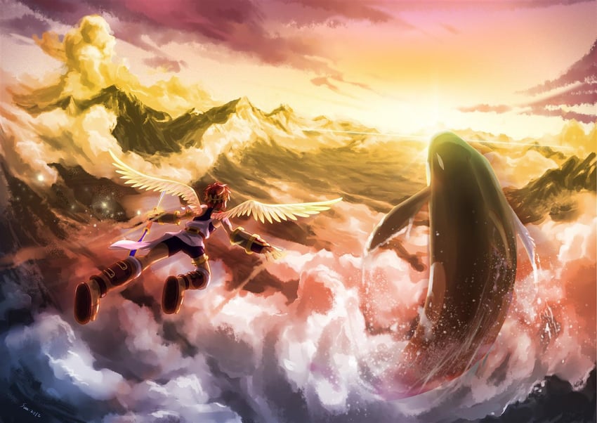 pit (kid icarus and 1 more) drawn by pxl_(pxltw)