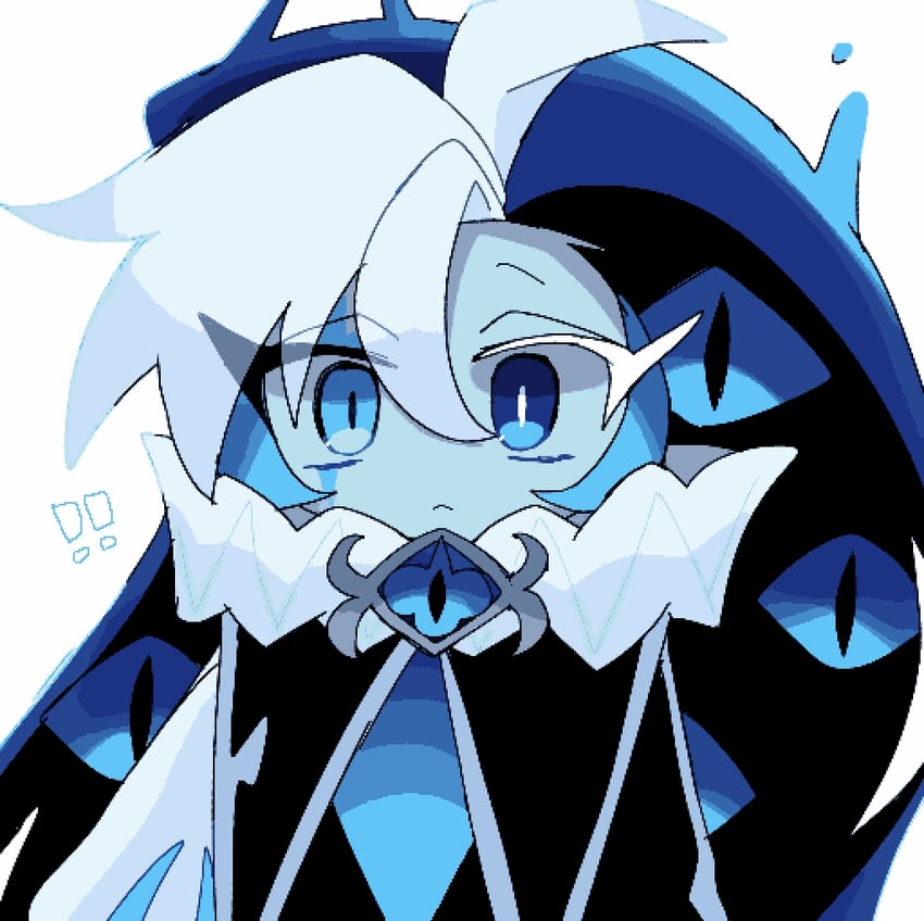 shadow milk cookie (cookie run and 1 more) drawn by hakutouyu