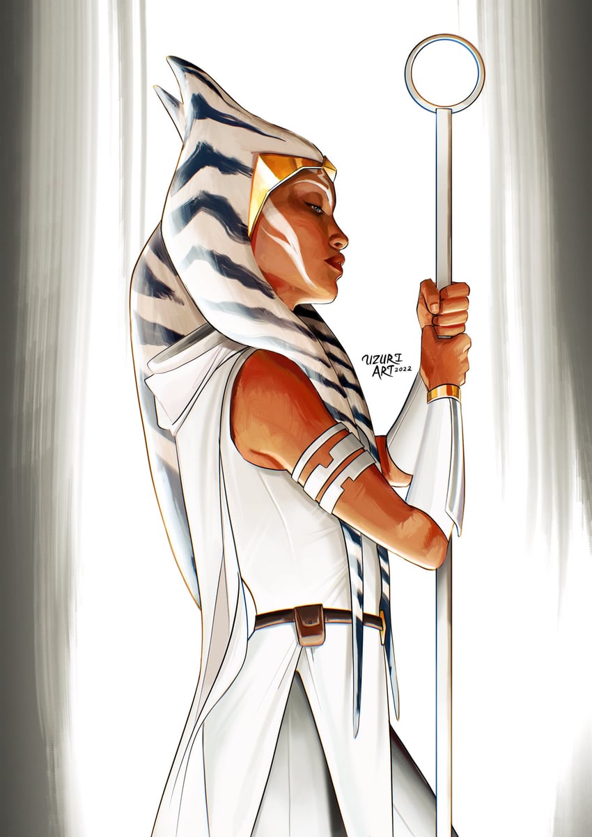 ahsoka tano (star wars and 1 more) drawn by uzuri_art
