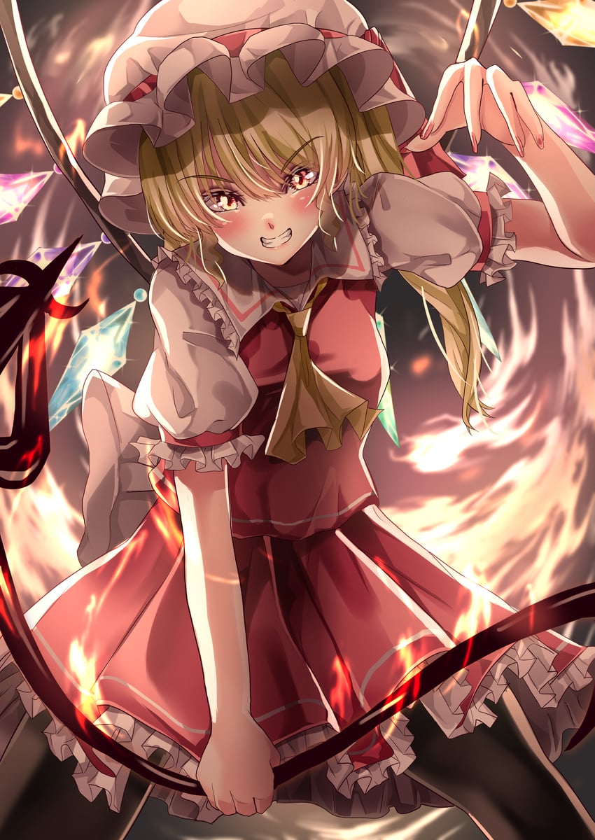 flandre scarlet (touhou) drawn by mahoro_(minase_mahoro)