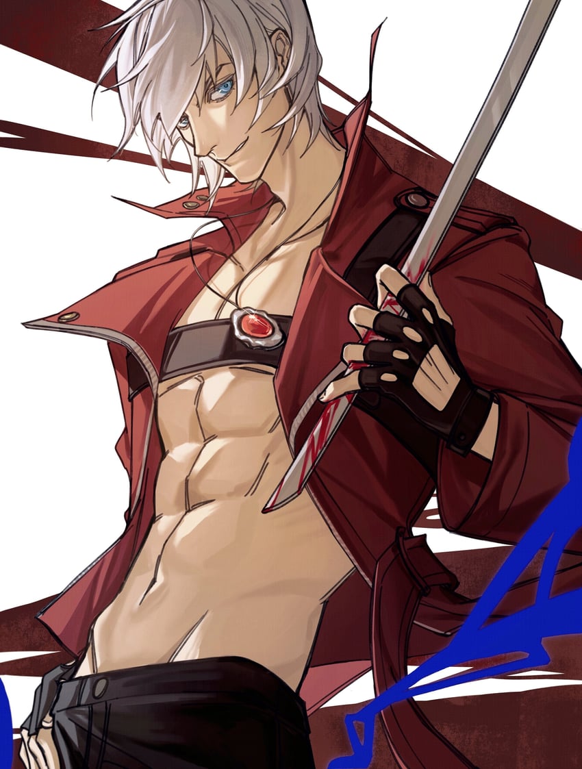dante (devil may cry and 1 more) drawn by qmyyz