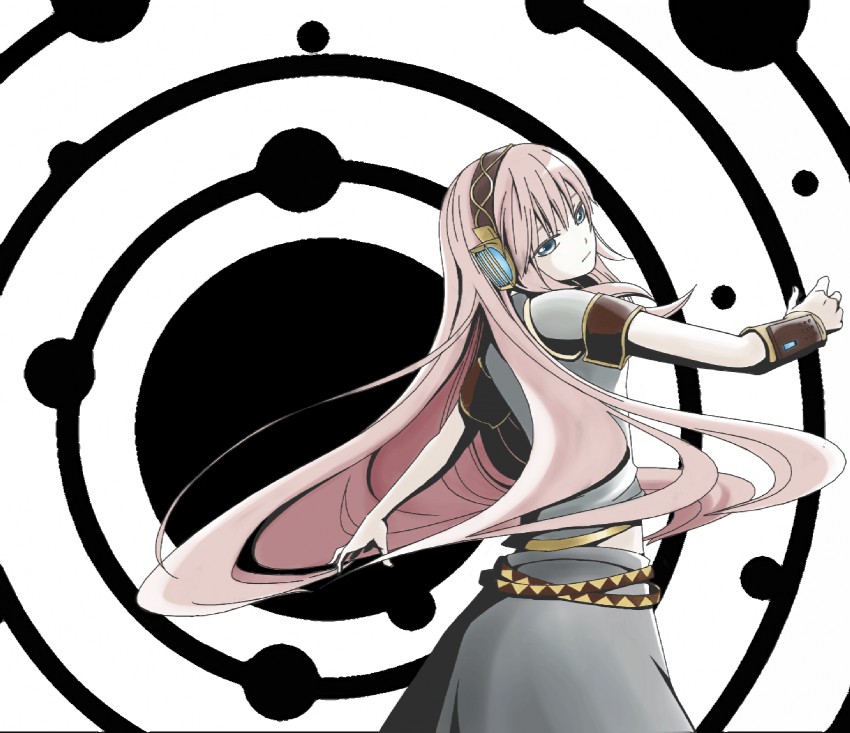 megurine luka (vocaloid and 1 more) drawn by kijiyan