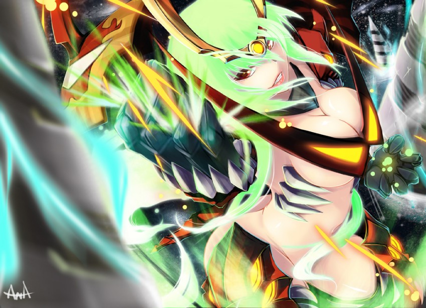 tengen toppa gurren-lagann (tengen toppa gurren lagann) drawn by ana_tea