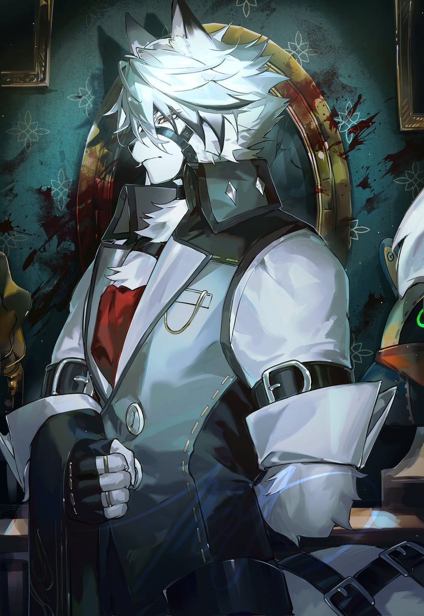 von lycaon (zenless zone zero) drawn by mors_gn