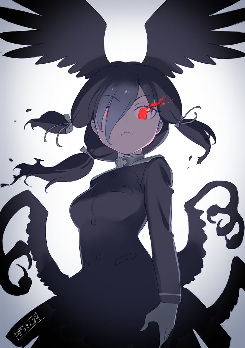 yatagarasu (kemono friends and 1 more) drawn by masuyama_ryou