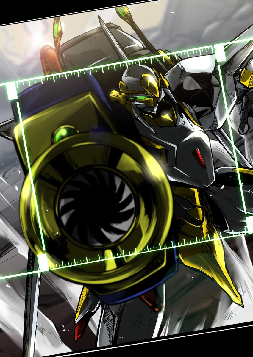 lancelot and lancelot z-01 (code geass) drawn by stg_stg