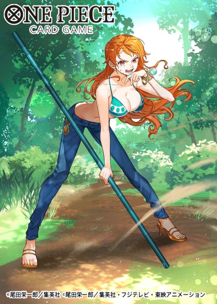 nami (one piece and 1 more) drawn by sunohara_(encount)
