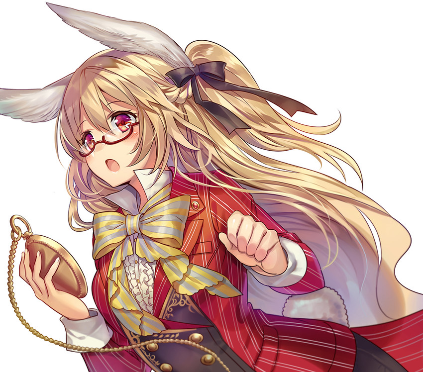 white rabbit (original and 1 more) drawn by madogawa