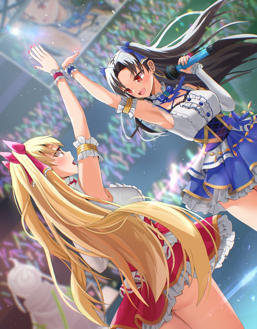 ereshkigal and ishtar (fate and 1 more) drawn by irorong