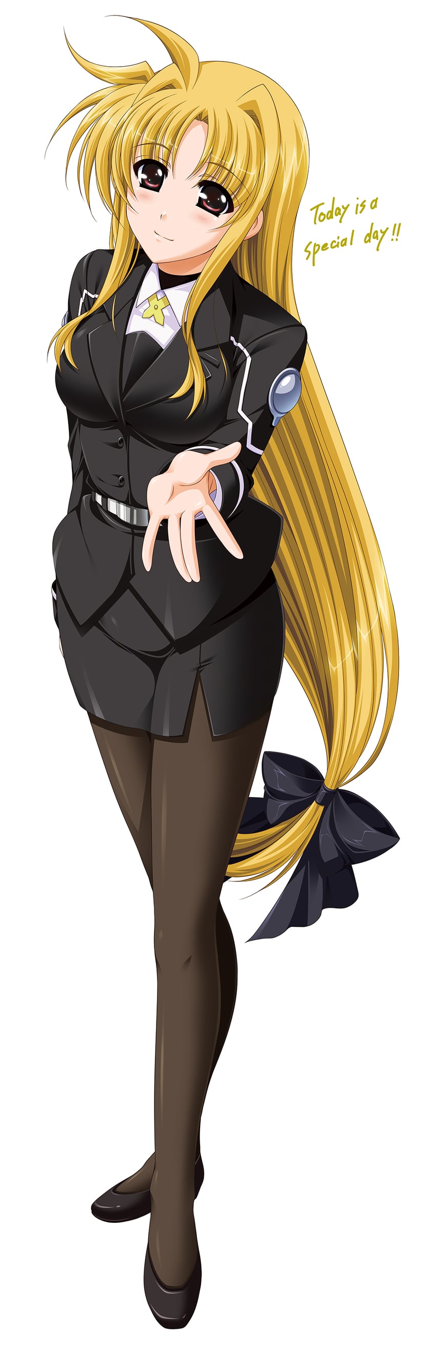 fate testarossa (lyrical nanoha and 1 more) drawn by higa_yukari
