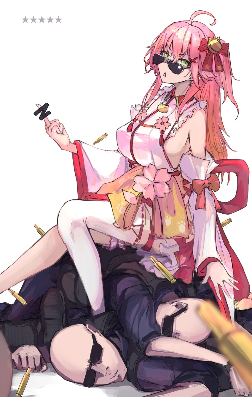 sakura miko (hololive and 2 more) drawn by tsumeki