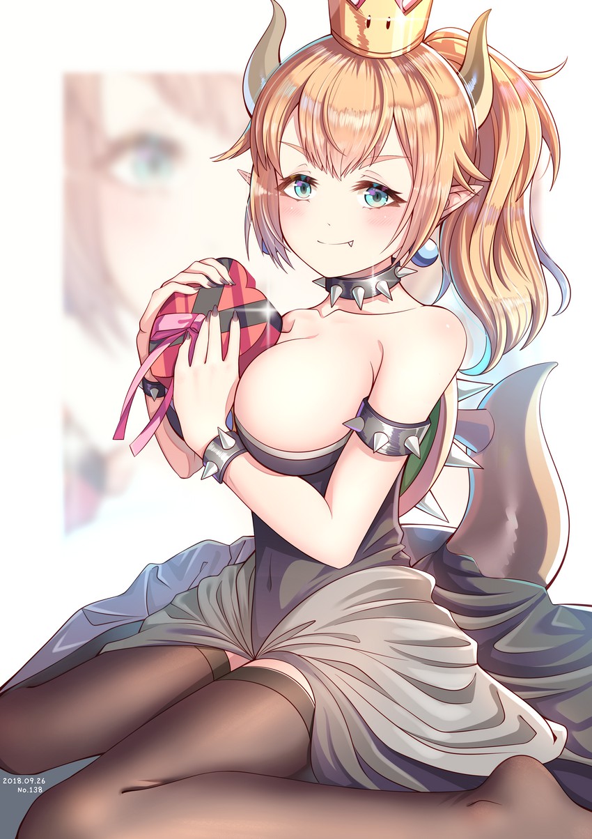 bowsette (mario and 1 more) drawn by jiaxi_daze