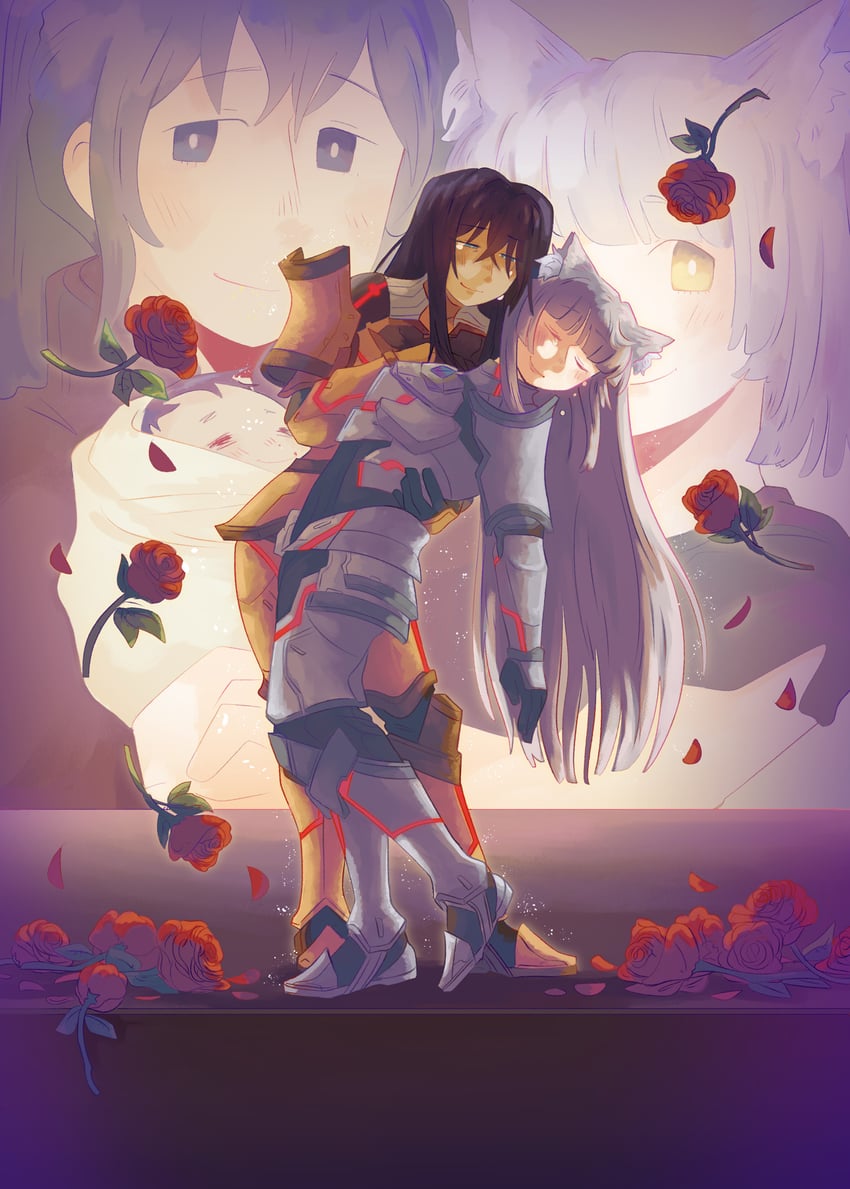 m and n (xenoblade chronicles and 1 more) drawn by hoshizora_lone