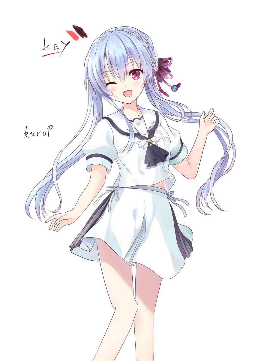 sorakado ao (summer pockets and 1 more) drawn by kur0x