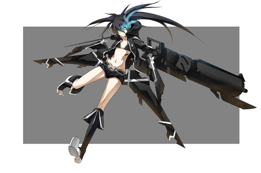 black rock shooter and stella (black rock shooter) drawn by tsuuhan