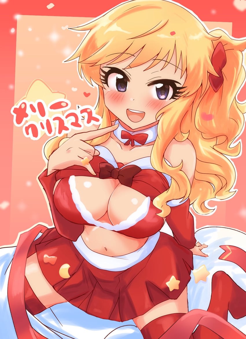 ohtsuki yui (idolmaster and 1 more) drawn by tong_(freedom2000)