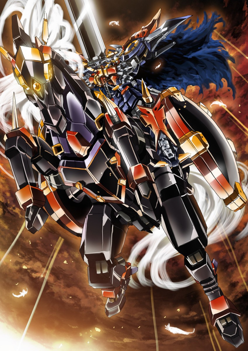dygenguar and aussenseiter (super robot wars and 1 more) drawn by garimpeiro