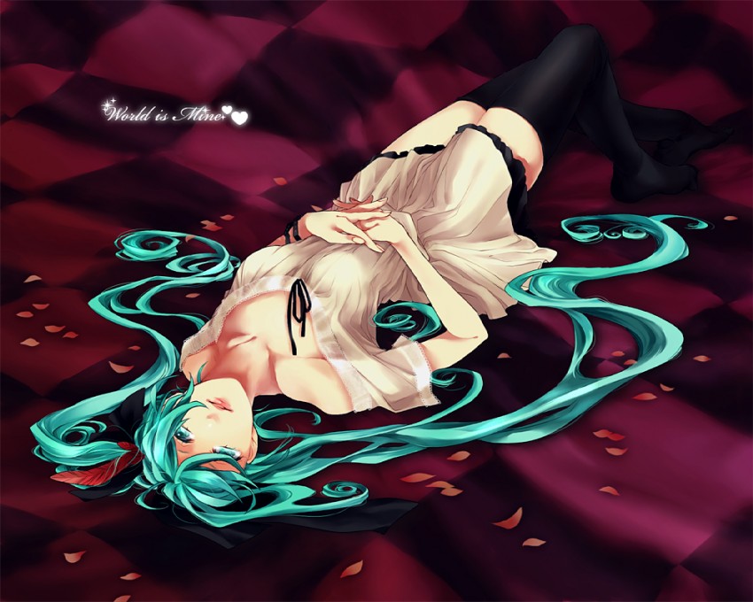 hatsune miku (vocaloid and 1 more) drawn by ichinose_ui