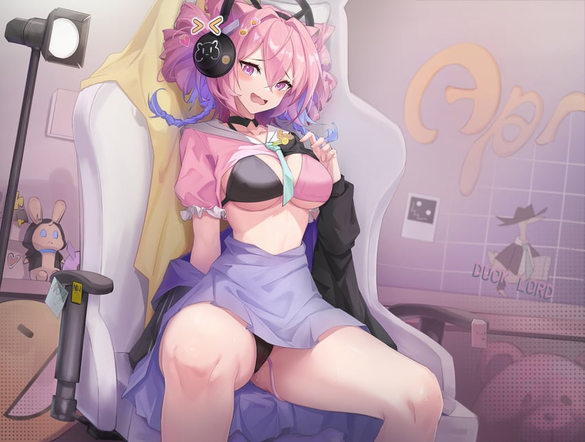 doctor, u-official, and duck lord (arknights) drawn by sktre12