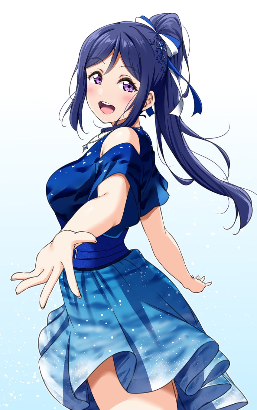 matsuura kanan (love live! and 1 more) drawn by yopparai_oni