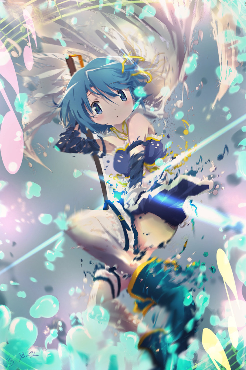 miki sayaka (mahou shoujo madoka magica and 1 more) drawn by sengoku_chidori