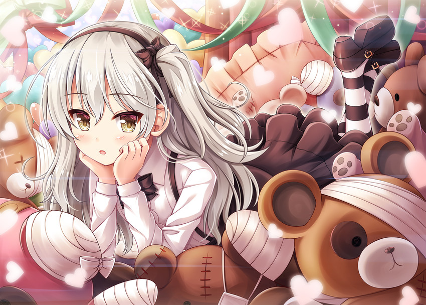 shimada arisu and boko (girls und panzer) drawn by akashio_(loli_ace)