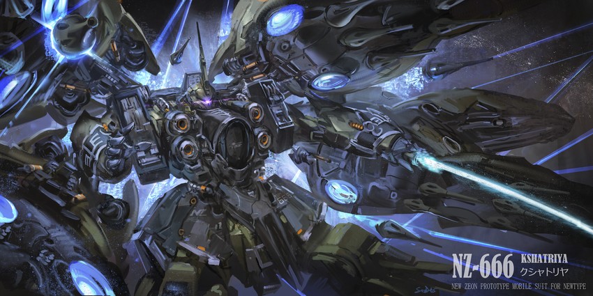 kshatriya (gundam and 1 more) drawn by stu_dts