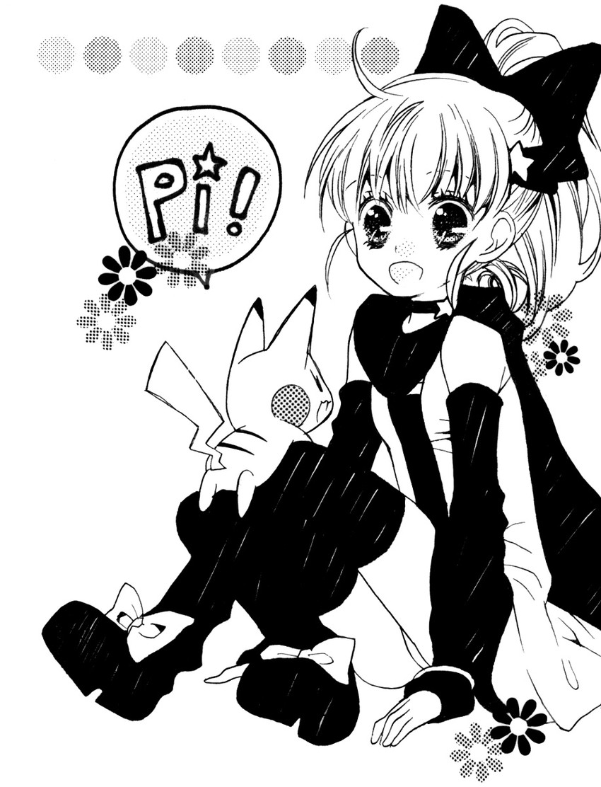 pikachu and hazel (pokemon and 1 more) drawn by yucke_(artist)