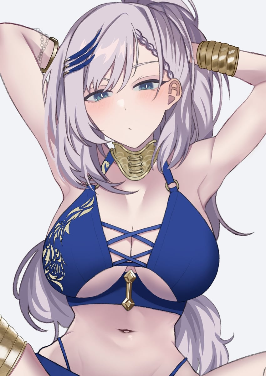 pavolia reine (hololive and 1 more) drawn by si_farid