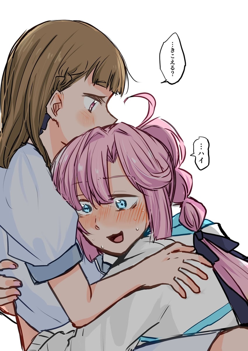 anyoji hime and kachimachi kosuzu (love live! and 1 more) drawn by namazakana_kuenai