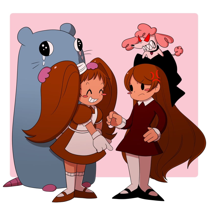 brick, margherita, uvetta, and miele (original and 2 more) drawn by mosagi
